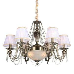 Подвесная люстра Omnilux Crastu OML-75003-09 OMNILUX ДИЗАЙНЕРСКИЕ, CRASTU 187193 Белый
