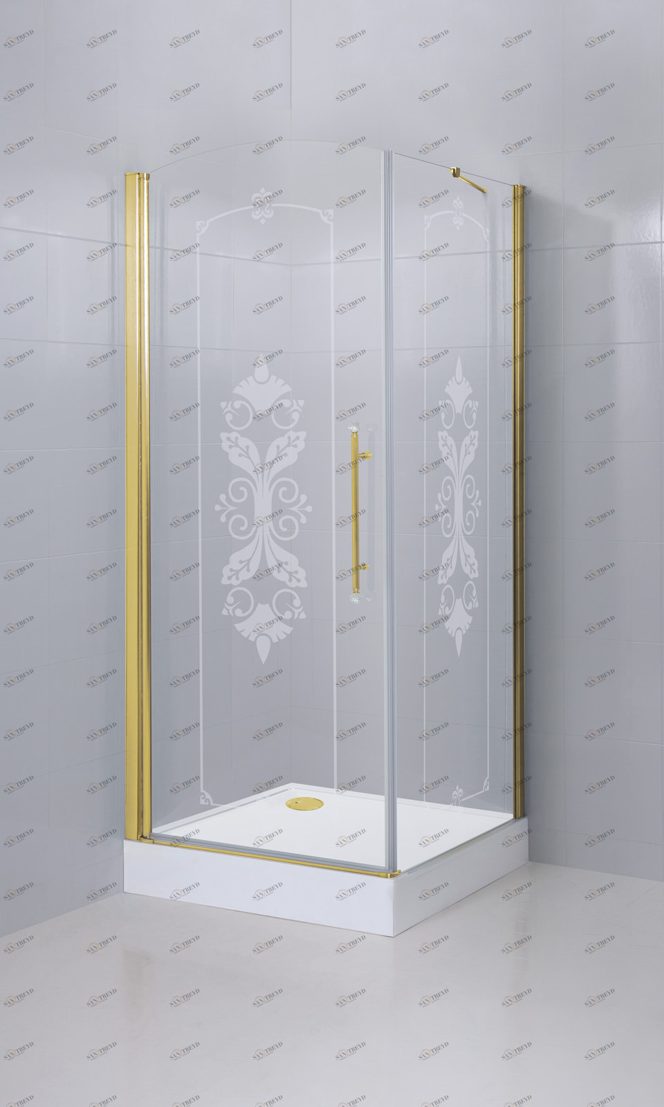 Душевой уголок CEZARES GIUBILEO-A-11-90-CP-G-L