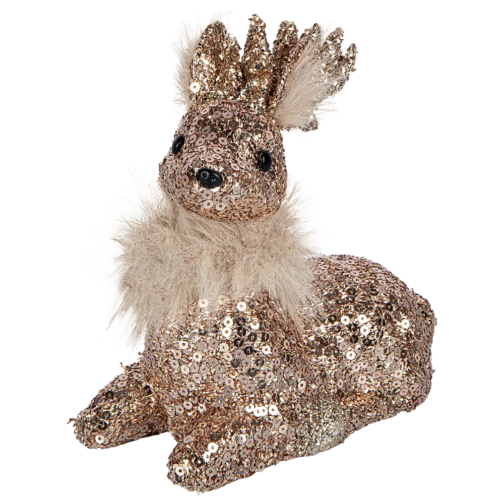 89368050 Декоративная фигура Олень 20x13 см шампань STLM-1336306 Santreyd Christmas - Вид №1