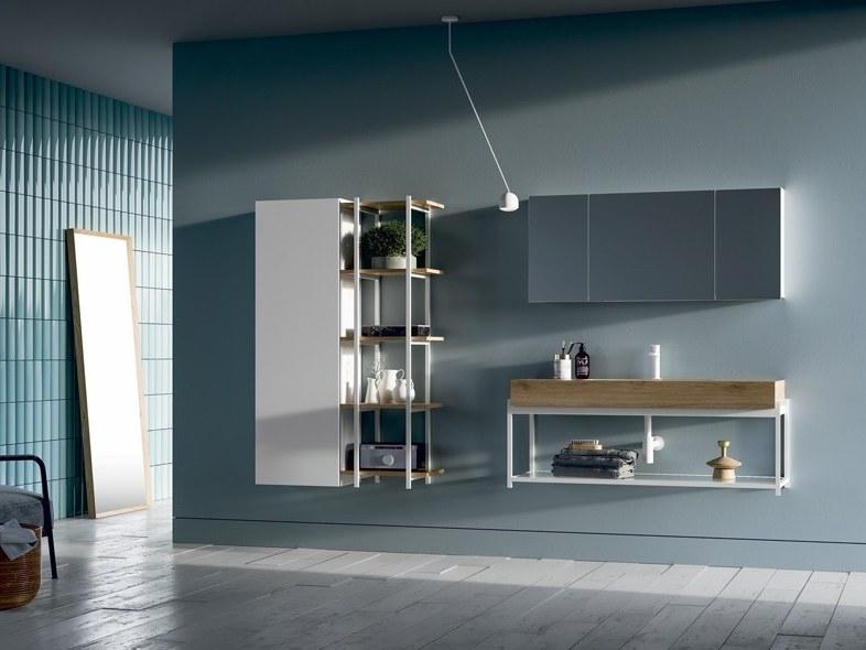 Birex Мебель для умывальника подвесная одинарная из hpl Sidéro sun-id-1469999 - Вид №1