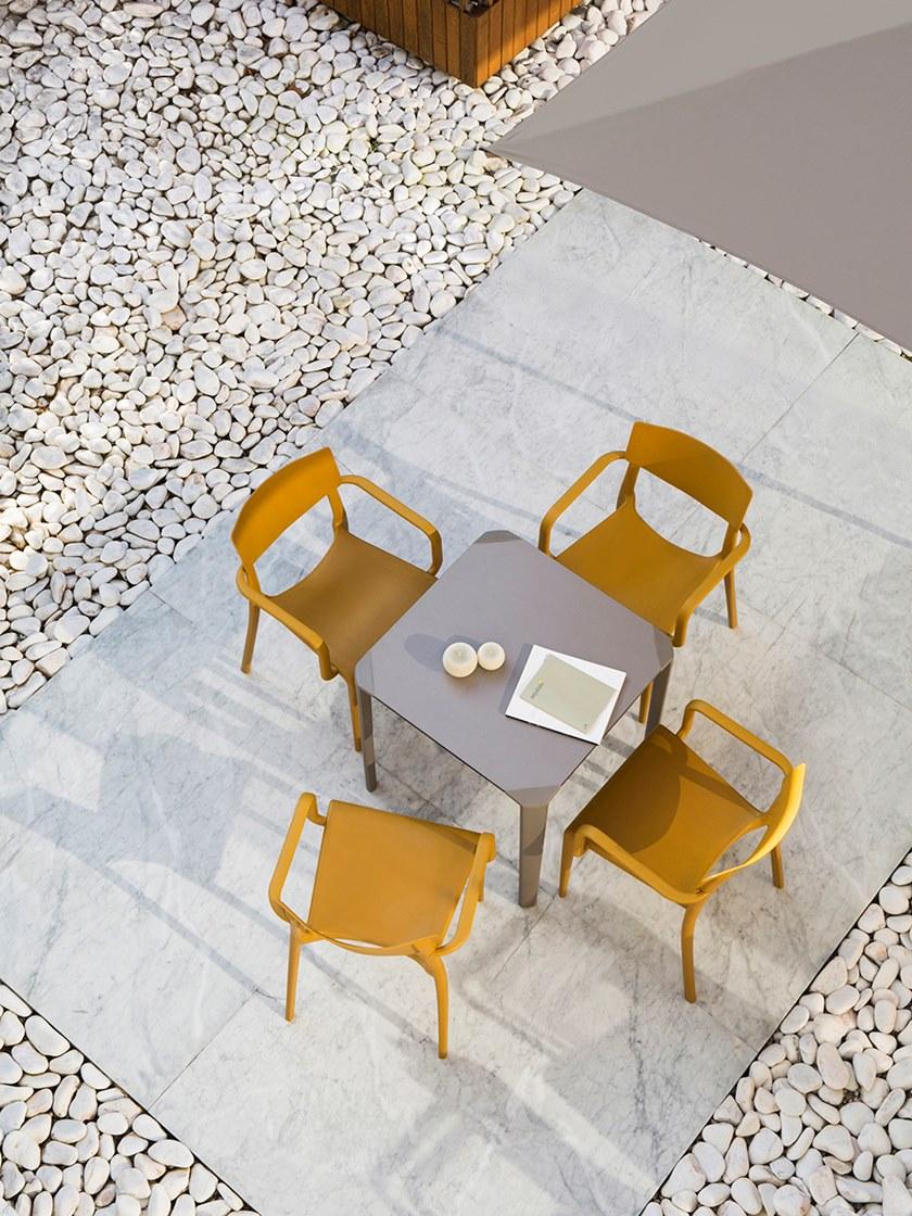 Ezpeleta Штабелируемый садовый стул из полипропилена с подлокотниками  Mn-tow00  - Вид №7