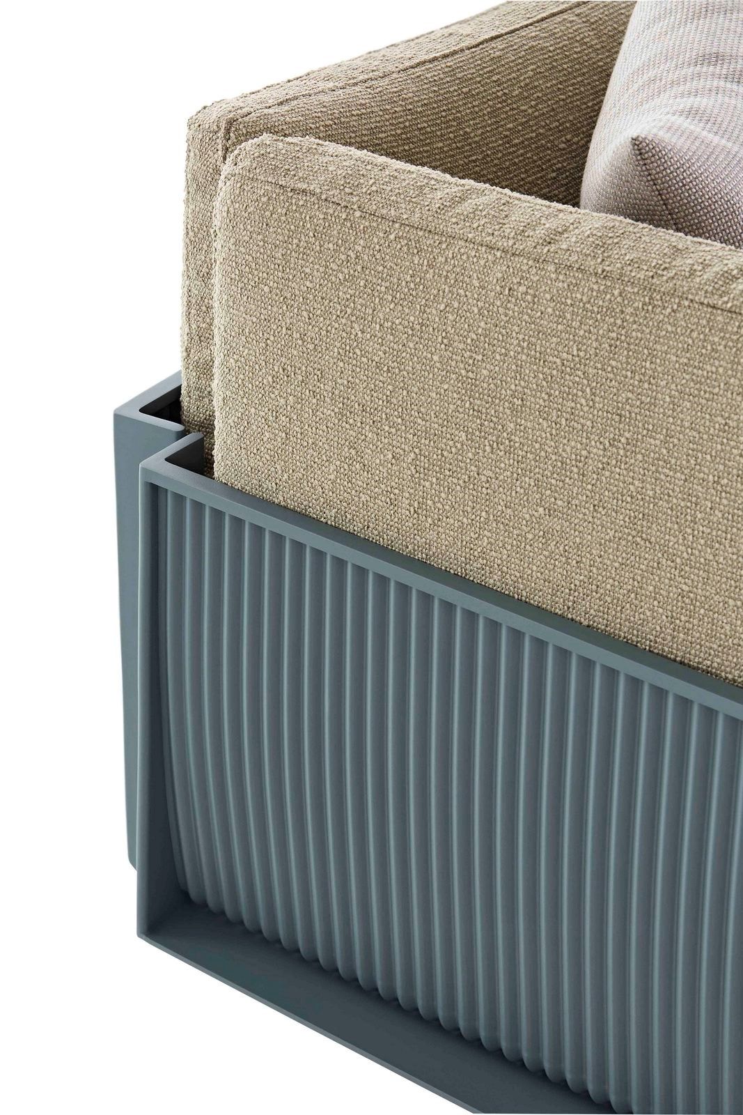 Термокрытая ткань и алюминиевый садовый диван GANDIABLASCO волны ARCH-00002122 - Вид №8