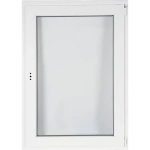 Пластиковое окно ПВХ Рехау одностворчатое 116x80 мм (ВхШ) однокамерный стеклопакет белый (с двух сторон)