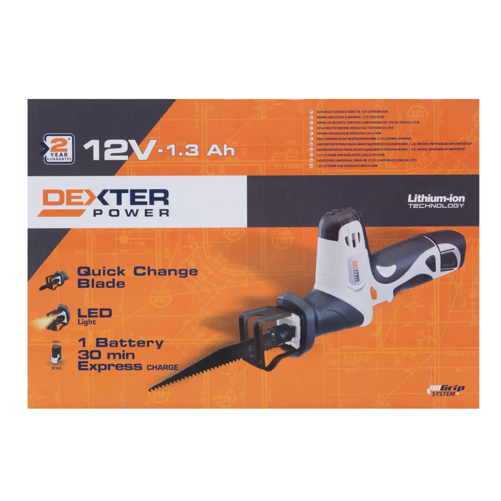 Пила универсальная Dexter, Li-ion 12 В DEXTER POWER STLM-2141212 - Вид №3