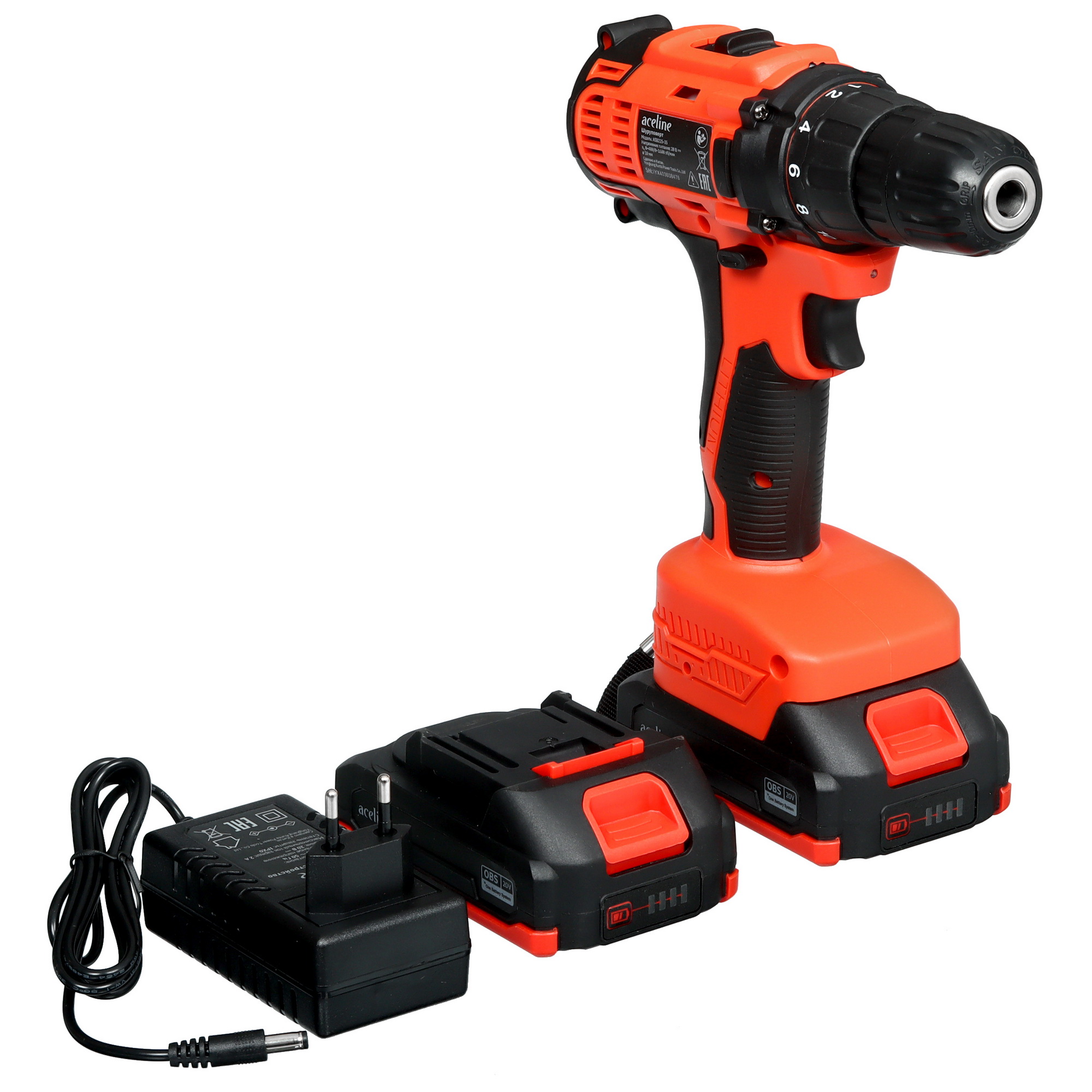 Дрель-шуруповерт Aceline OBS ASB225-35 OBS 20V 9053605 STDN-0124593 - Вид №1