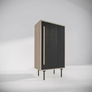 Тумба высокая деревянная 120х60 см коричневая Модуль-F BRAGIN DESIGN TUBE 00-3862391 Коричневый