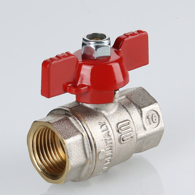 S.217.04 Кран шаровой ENOLGAS BASIC с ручкой «бабочкой» и внутренней резьбой Valtec 1/2"  - Вид №3