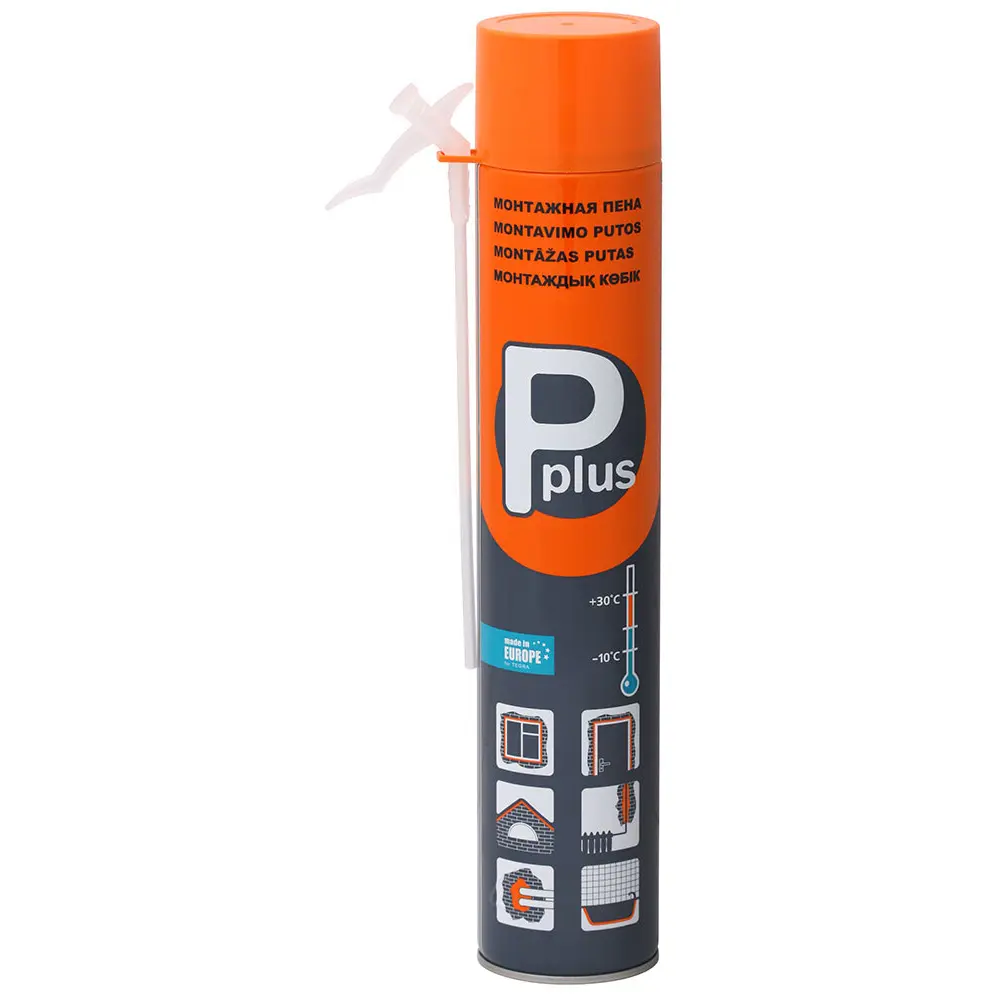 Пена монтажная ручная всесезонная Pplus, 600 г 12507861 STLM-2011648 Santreyd 