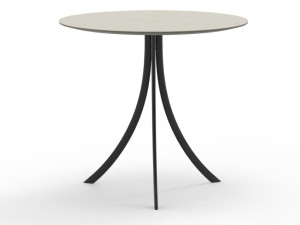 Круглый садовый стол из нержавеющей стали