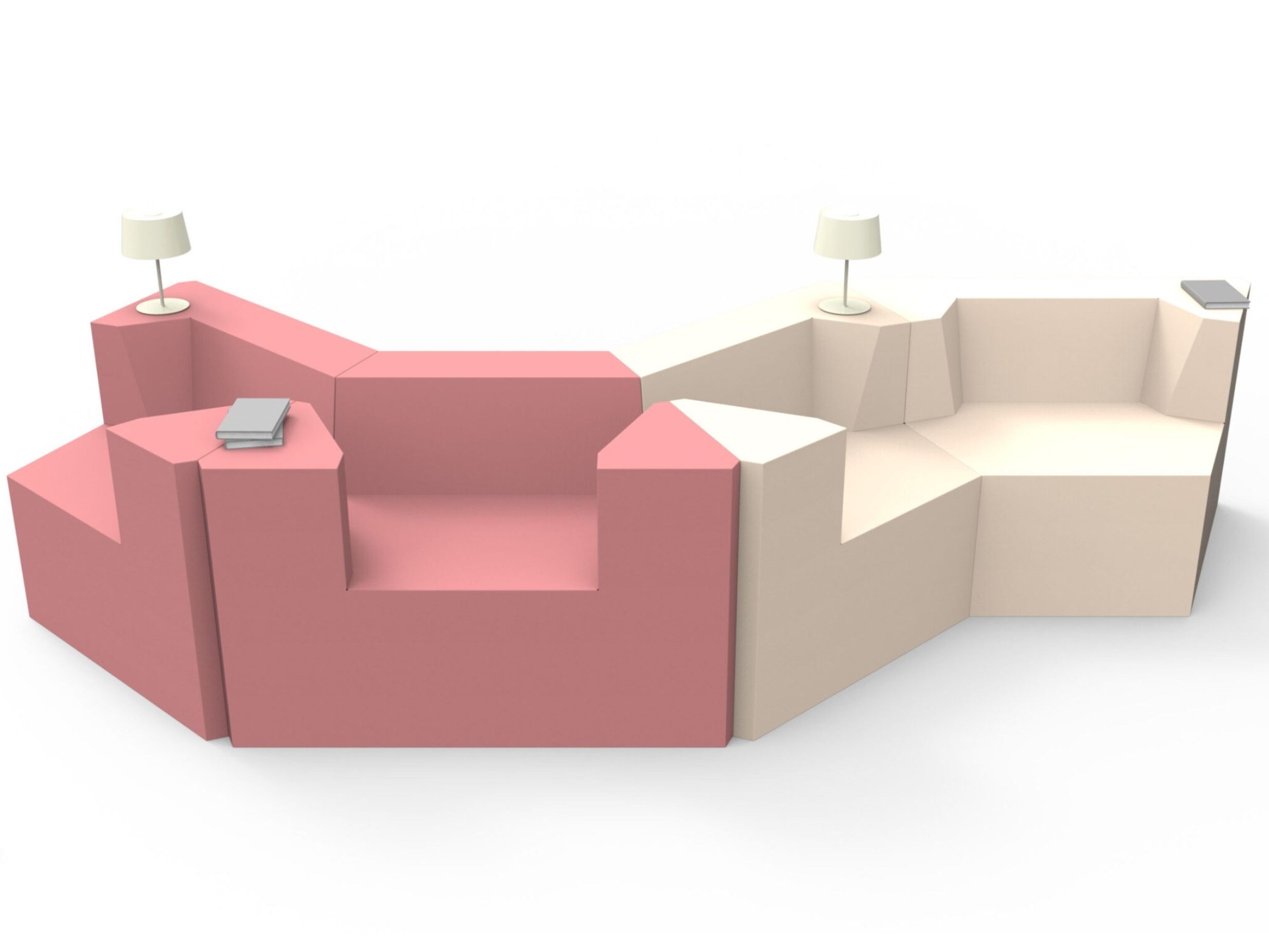 Кресло QM Foam с подлокотниками для контракта Quinze & Milan Булочки ARCH-00002253 - Вид №1