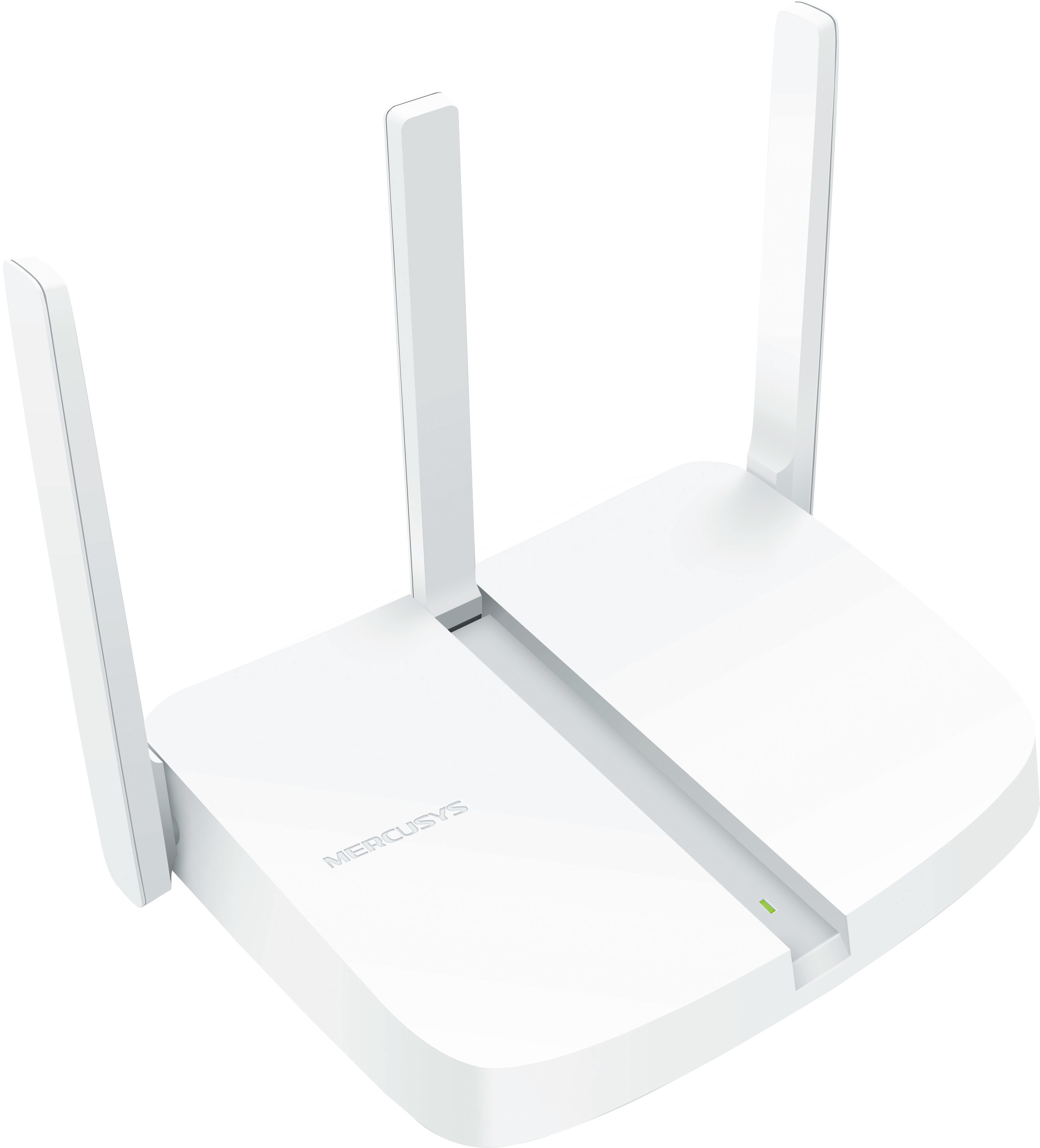 MW305R 300mbps router, 2.4ghz, 1 10/100m wan + 4 10/100m lan, 3 fixed antennas Mercusys Technologies CO Santreyd  - Вид №1