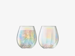 Набор стаканов из дутого стекла - 425 мл