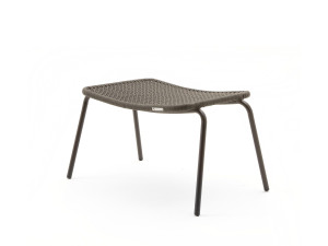 Плетеный алюминиевый садовый стул для ног