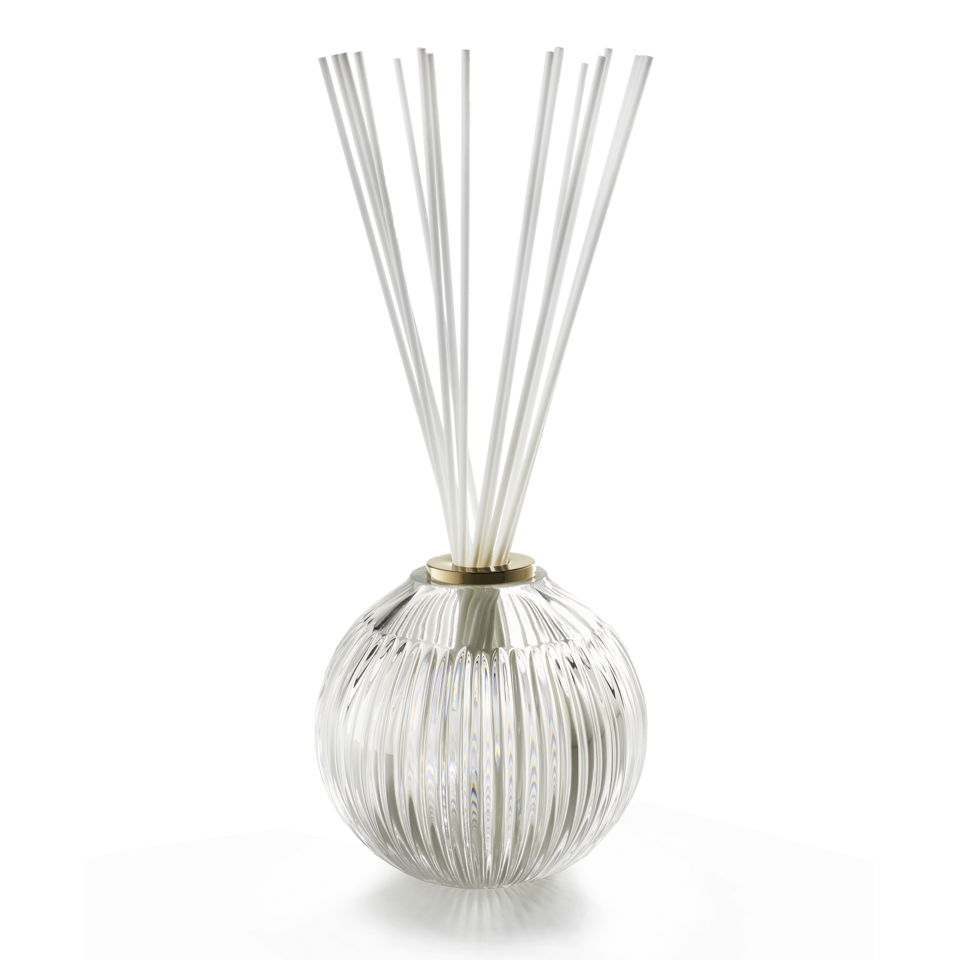 1848-ELCR 3SC Ароматический диффузор из хрусталя 24% Pbo Blue и Amber с гравировкой Palace D. 15 - H. 15 / 1.000 мл Fragranza / Eleganza (Work in Progress) Treesseci 3SC 