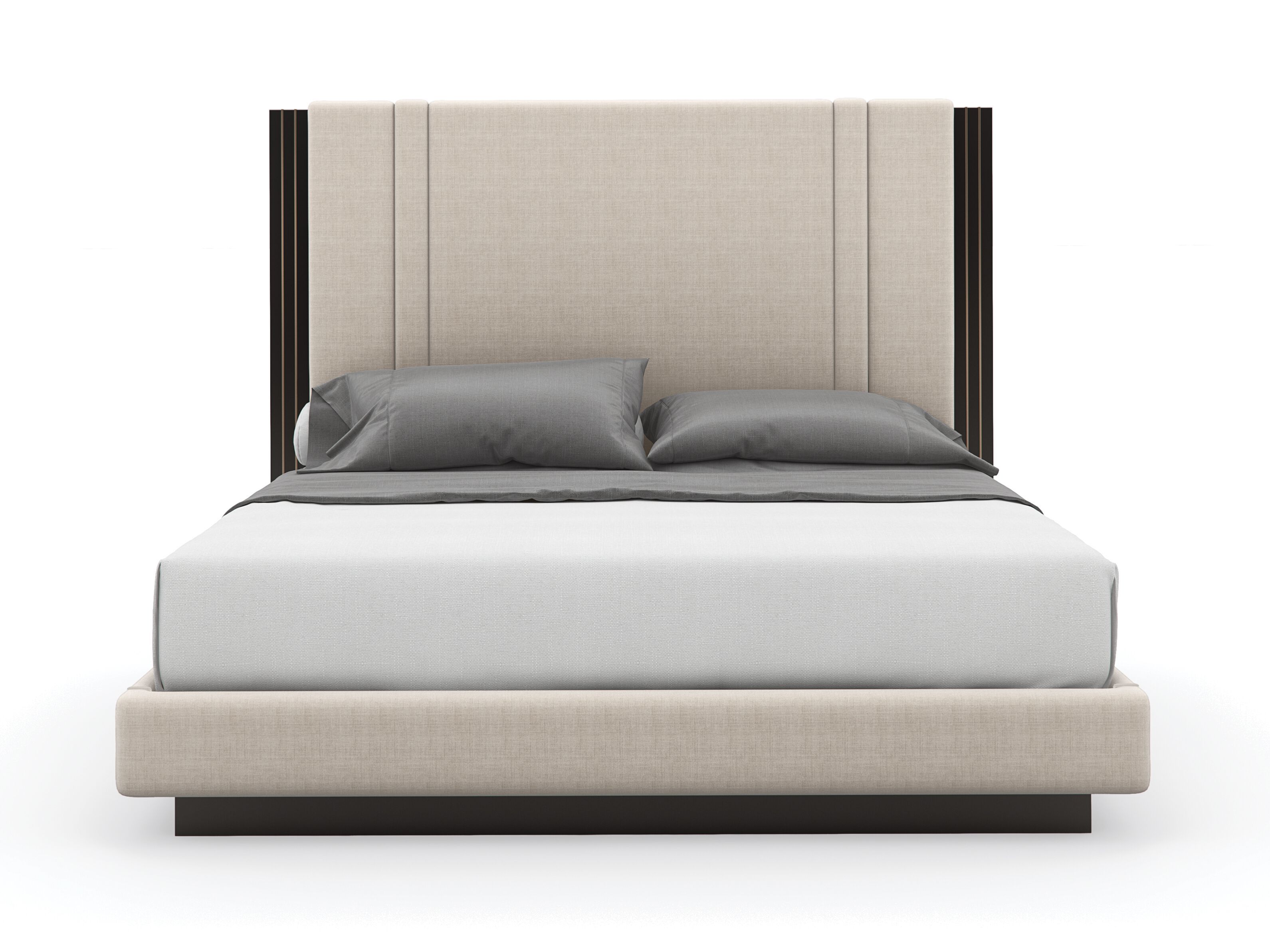 Двуспальная кровать из ткани с высоким изголовьем Caracole DECENT PROPOSAL ARCH-00113562 - Вид №1