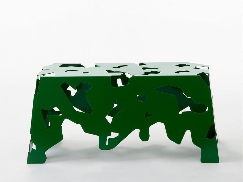 Nola Industrier Штабелируемая скамья из стали с порошковым покрытием без спинки sun-id-1459673 - Вид №2