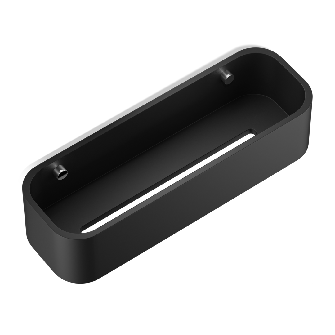 Душевая ёмкость STONE DCT30 DECOR WALTHER Черный матовый/матовая сталь 973865  - Вид №3