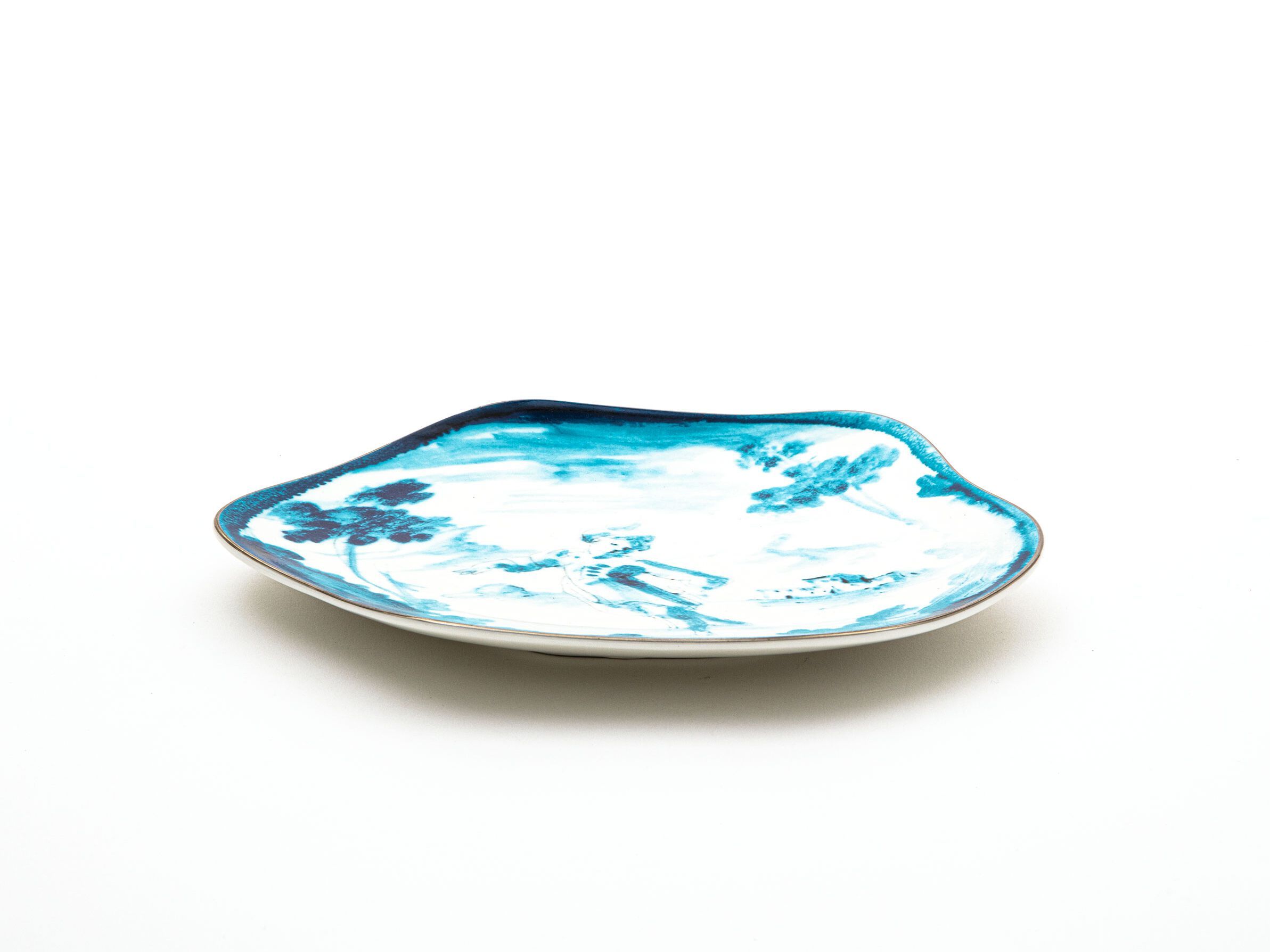 Фарфоровая десертная тарелка Seletti Классика с кислотой ARCH-00021734