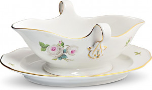 79855 Meissen Соусник 400мл "Белая роза" Фарфор