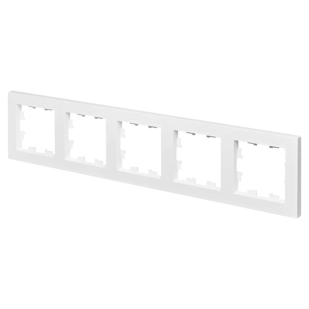 Рамка для розеток и выключателей Systeme Electric на 5 постов цвет белый AtlasDesign STLM-2134518 - Вид №1