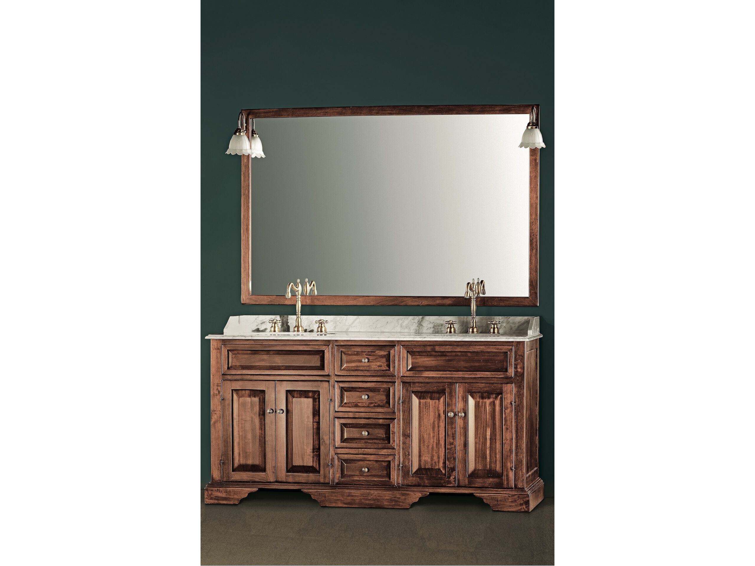 Напольная двойная раковина с ящиками Gaia Mobili Classic ARCH-00039963 - Вид №1