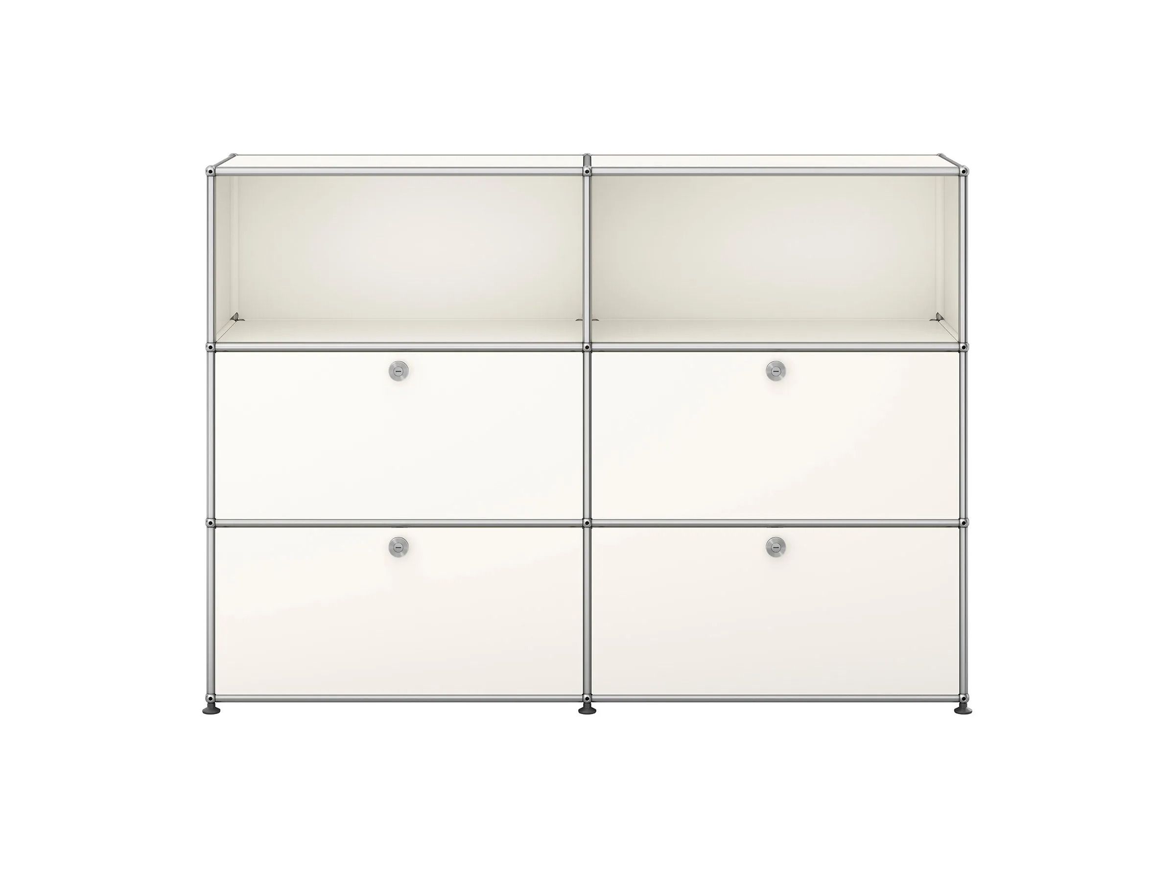 Секционный шкаф из стали с откидными дверцами USM USM SELECTION ARCH-00096321 - Вид №7