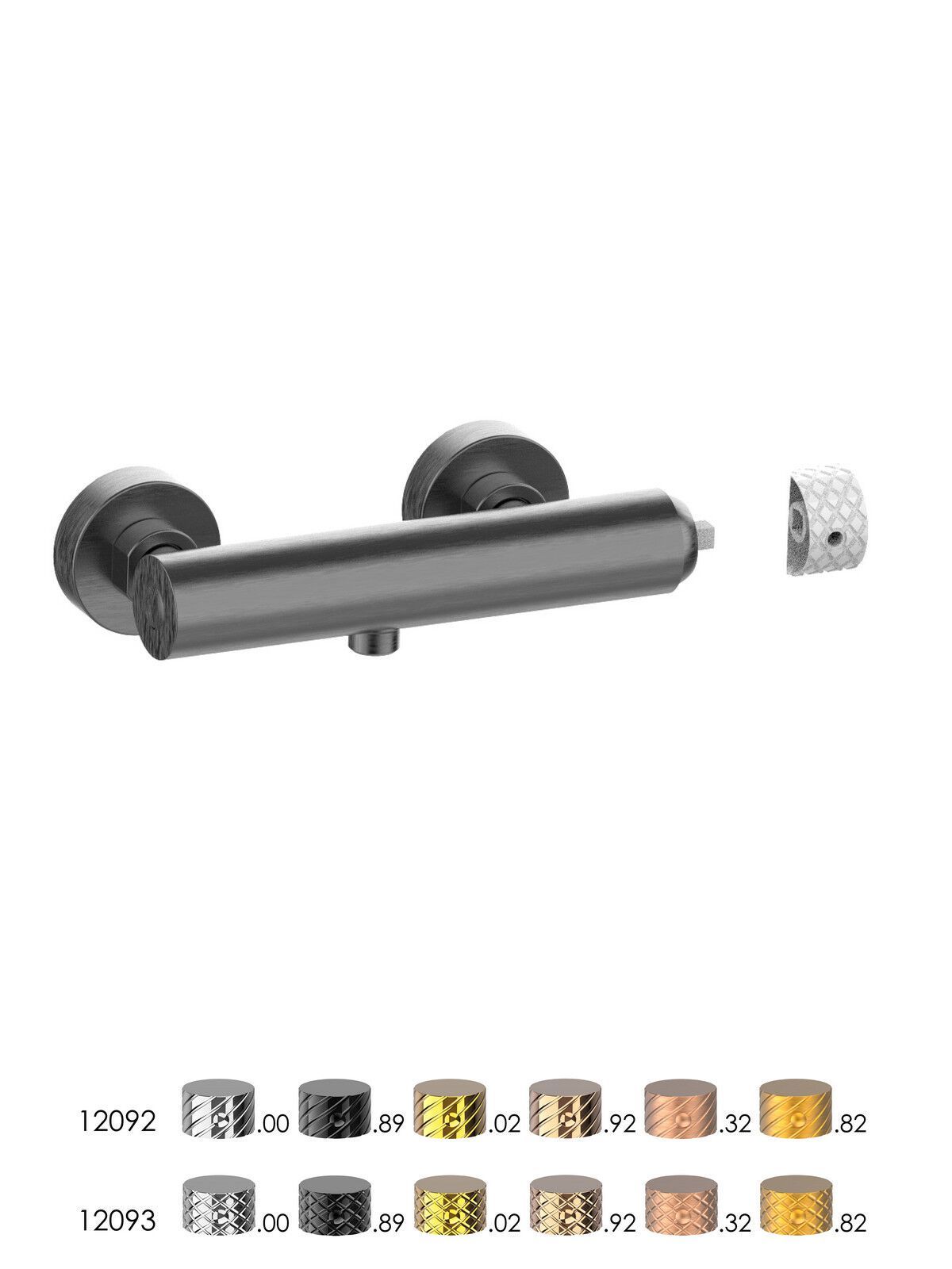 Однорычажный открытый смеситель для душа Rubinetterie Frattini Pepe XLS ARCH-00023803 - Вид №4