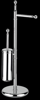 RE634 Стойка напольная с бумагодержателем и ёршиком, h 69 cм. bagno&associati Complementi