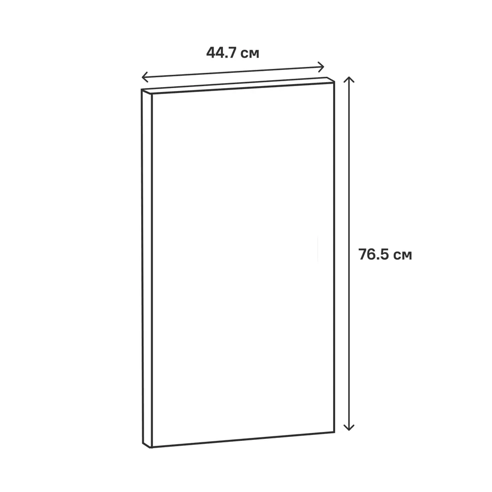 Фасад кухонный DELINIA ID Токио 44.7x76.5 см в цвете темное дерево 86423437 STLM-0874371 - Вид №13