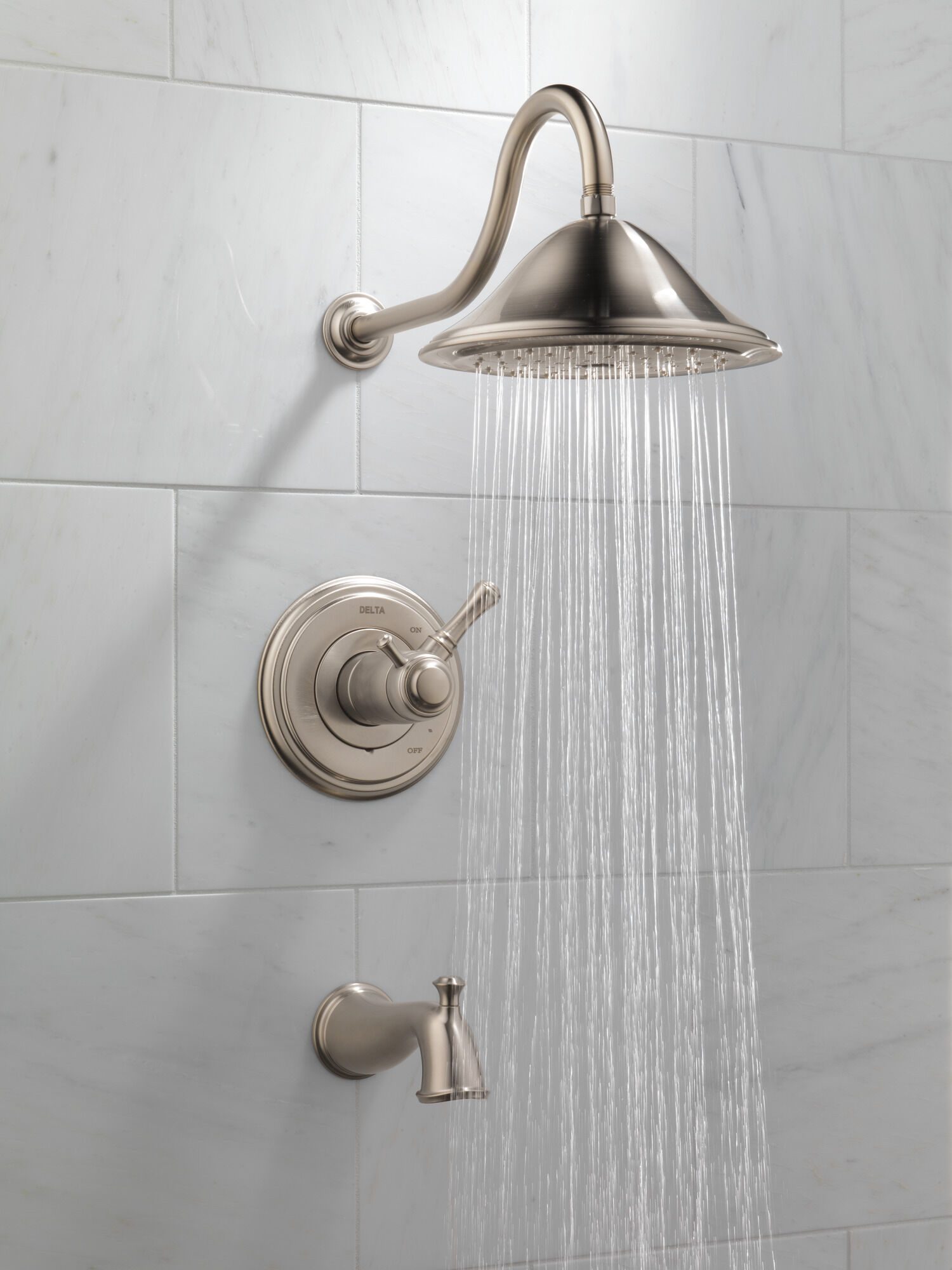Для ванны и душа TempAssure® серии 17T Delta Faucet T17T497-SS - Вид №1