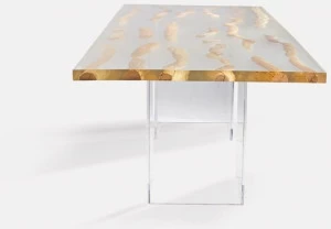 MORADA Прямоугольный обеденный стол из дерева и стекла Floating liana Floating liana dt