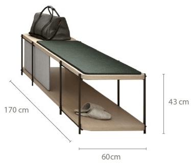 Momocca Скамейка из дуба Julia Ja07 - Вид №9