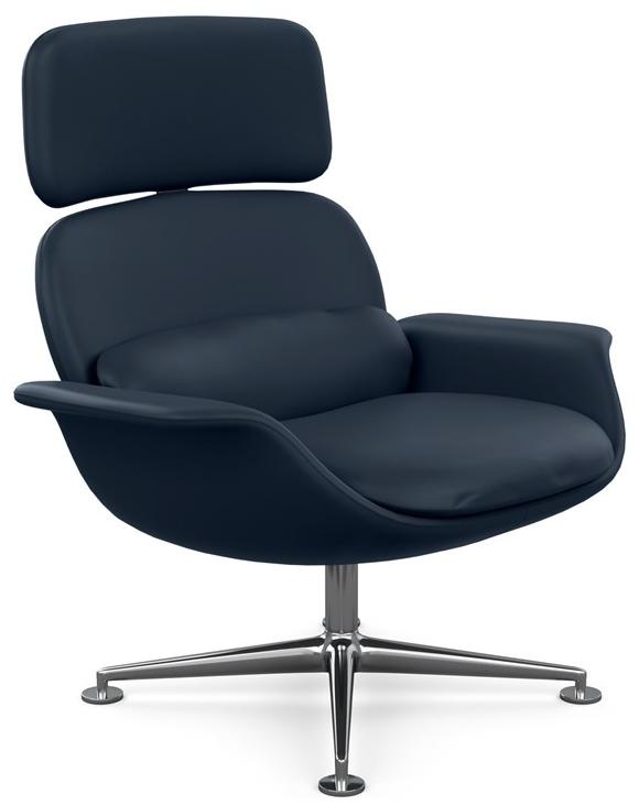 KNOLL Вращающееся кресло из кожи с высокой спинкой Kn sun-id-1508549 - Вид №3