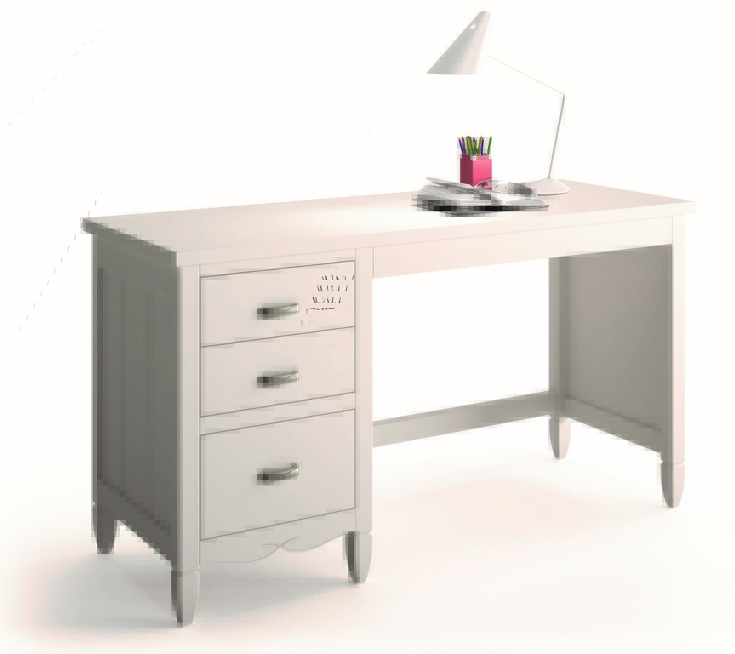 090214 Письменный стол 140-170 cm тумба слева Grupo Seys Amberes Santreyd 