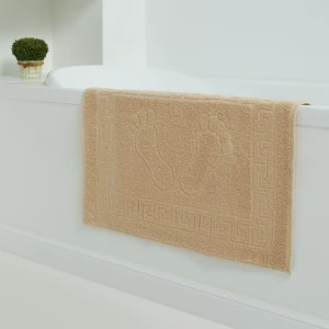 92050849 Полотенце махровое для ног ATLASPLUS 50x70 см коврик для ванной плотность 720 г/м2 бежевый STLM-1522751