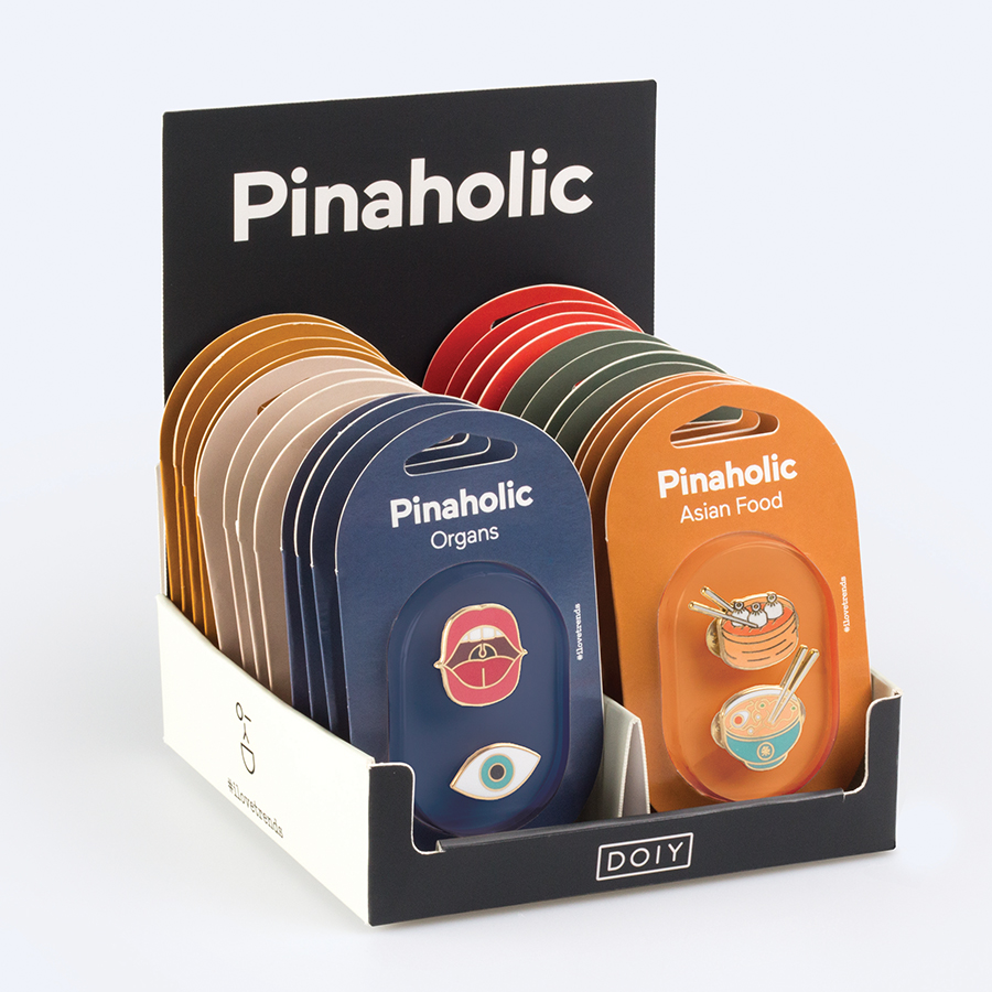 DYPINSHOL Набор из 2-х металлических булавок pinaholic holidays Doiy  - Вид №5