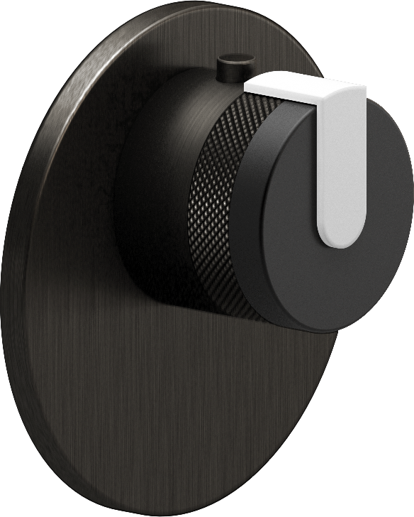 E-8027-R1MBKE-L1WT-BOX-T Термостатический переключатель 3/4-Внешняя часть GRAFF MOD+