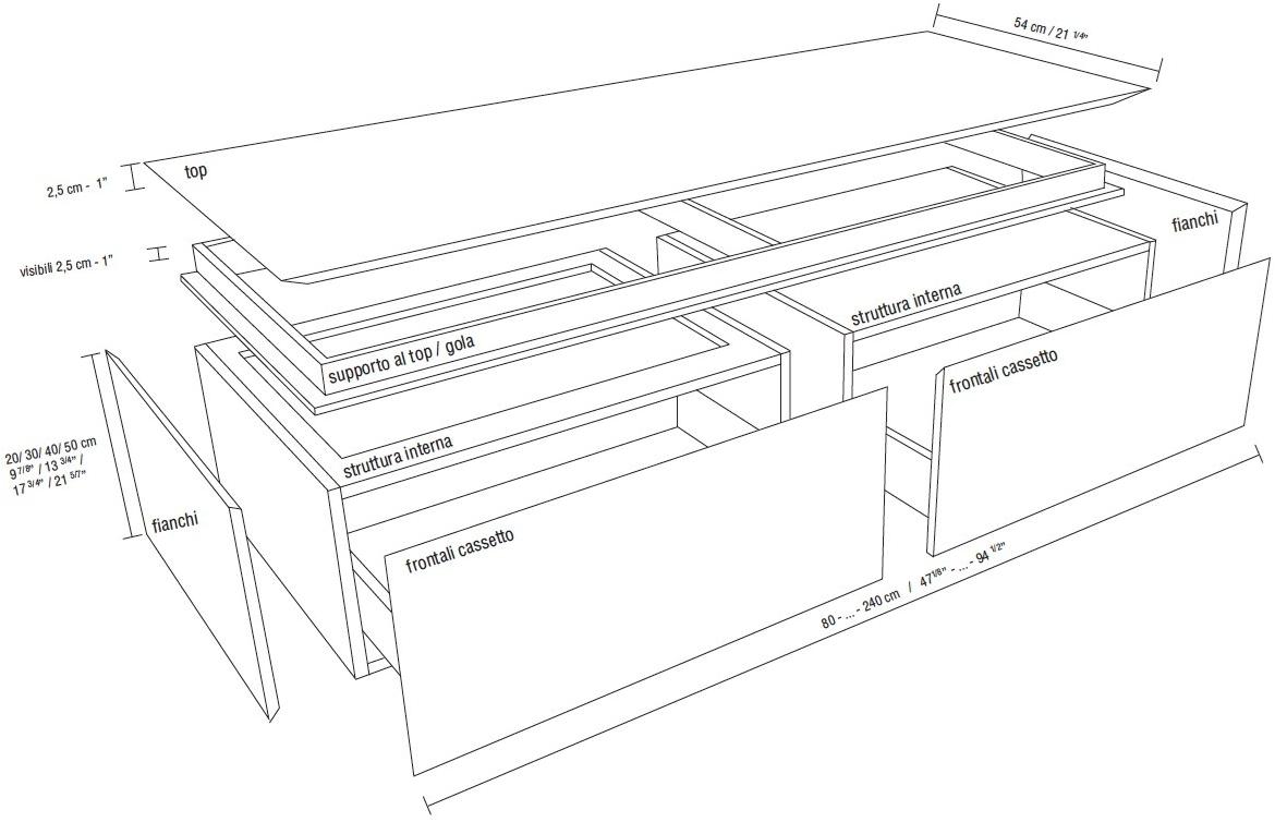 RIFRA Тумба под умывальник из черного бетона K.fly sun-id-1387404 - Вид №2