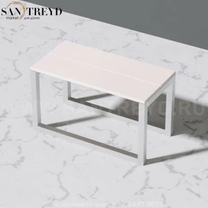 Effegibi LOGICA Скамейка 79 см с сидением из белого ламинированного керамогранита AS10021401