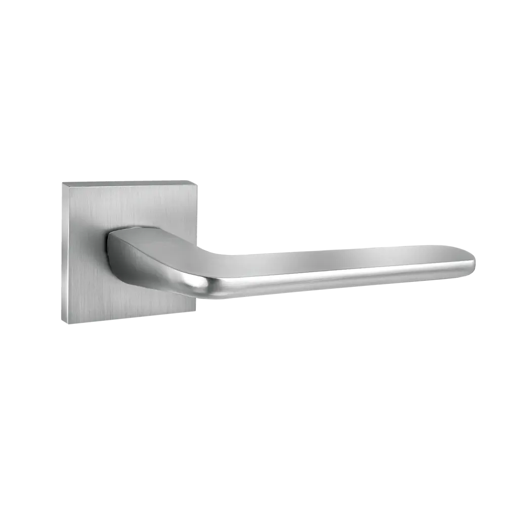 Дверная ручка Puerto Гляссе Slim — минимализм в матовом никеле 89394717 STLM-1436721