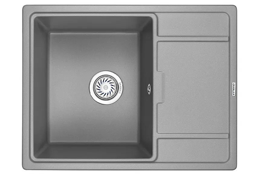 6503, АЛЮМИНИУМ, кухонная мойка, кварц GRANULA 6503-ST151 - Вид №1