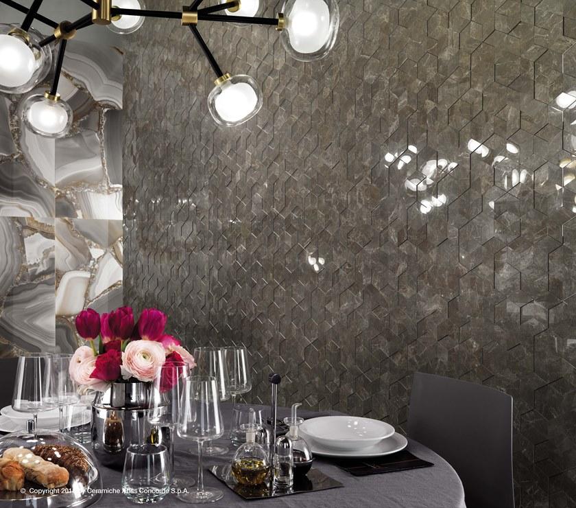 Atlas Concorde Белая плитка для стен с эффектом мрамора Marvel edge sun-id-1389286 - Вид №31