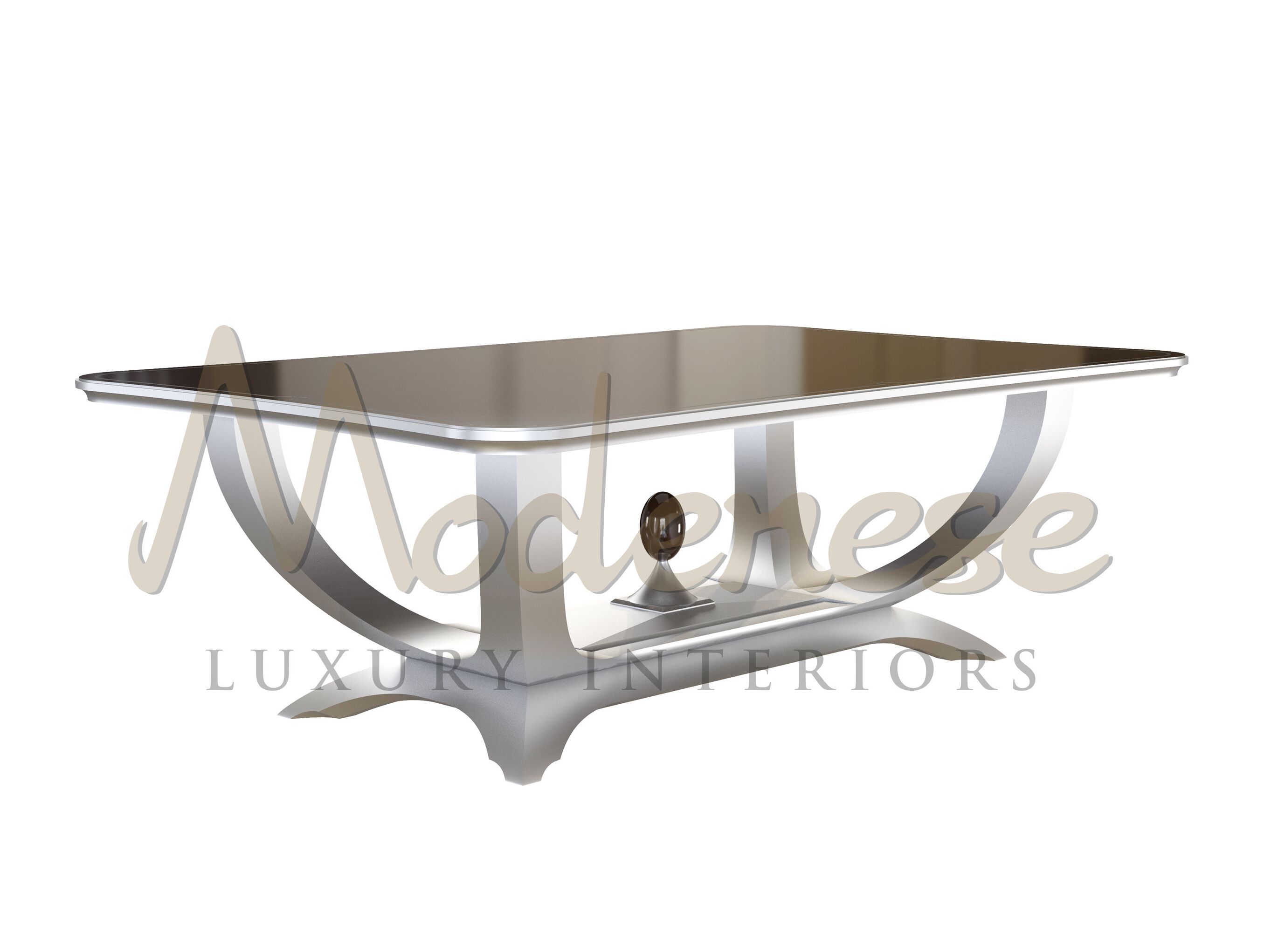 Деревянный прямоугольный журнальный столик Modenese Luxury Interiors CURVATURA ARCH-00028849 - Вид №2