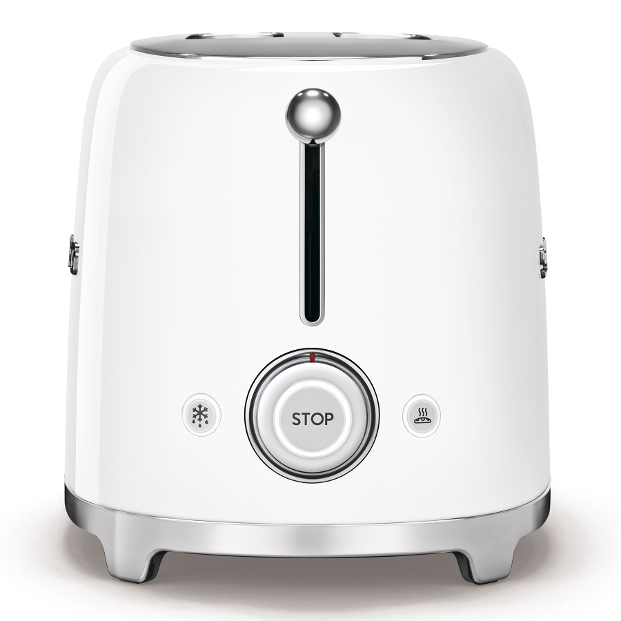 Тостер Smeg на 2 ломтика, белый TSF01WHEU - Вид №8