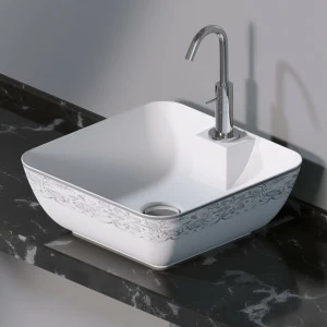 L606463 Накладная раковина на столешницу  прямоугольная A. e T. Italia ELITE