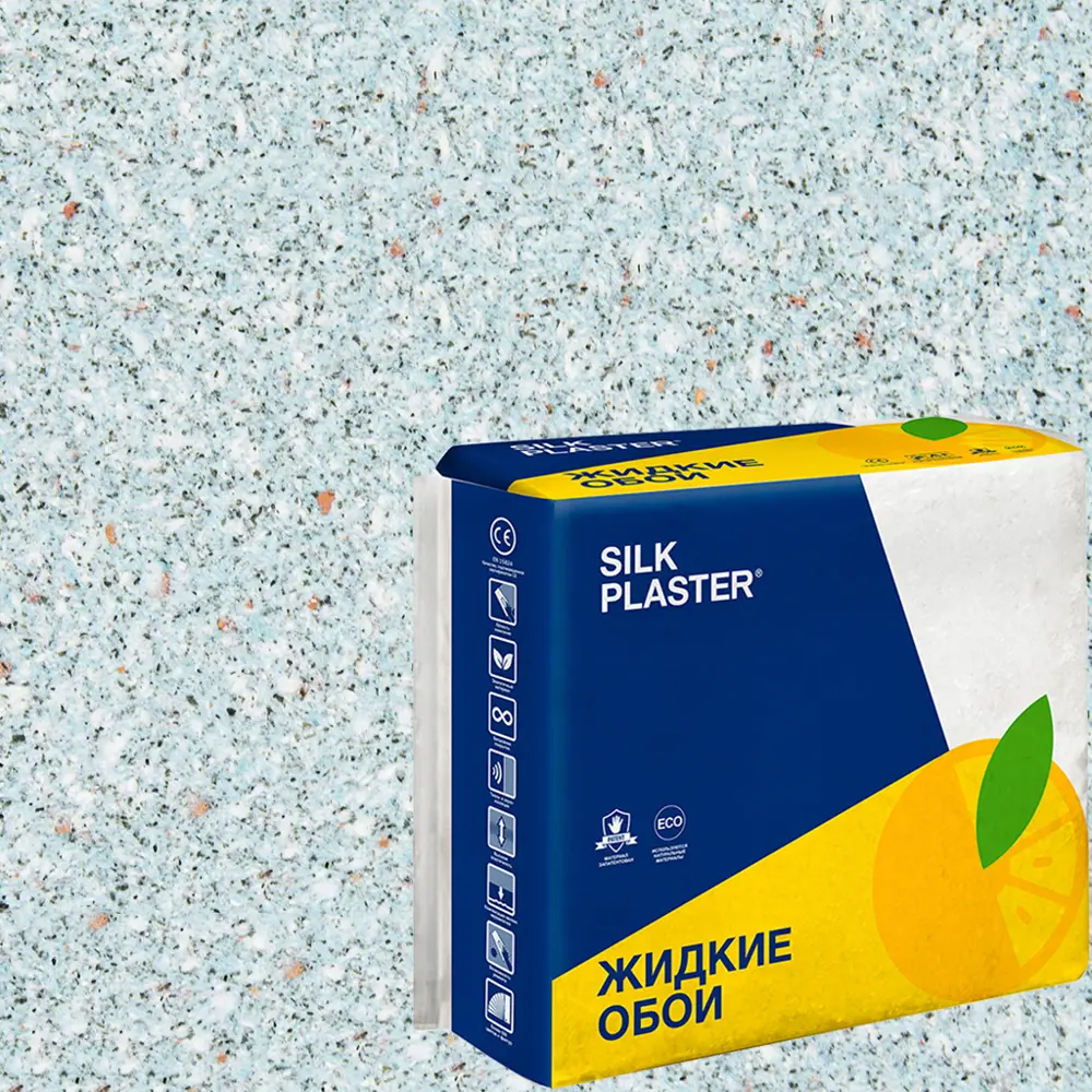82736043 Жидкие обои Silk Plaster Absolute А242 1.1 кг цвет морской волны STLM-0035071