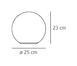 Настольная лампа из дутого стекла Artemide Dioscuri ARCH-00042645 - Вид №3