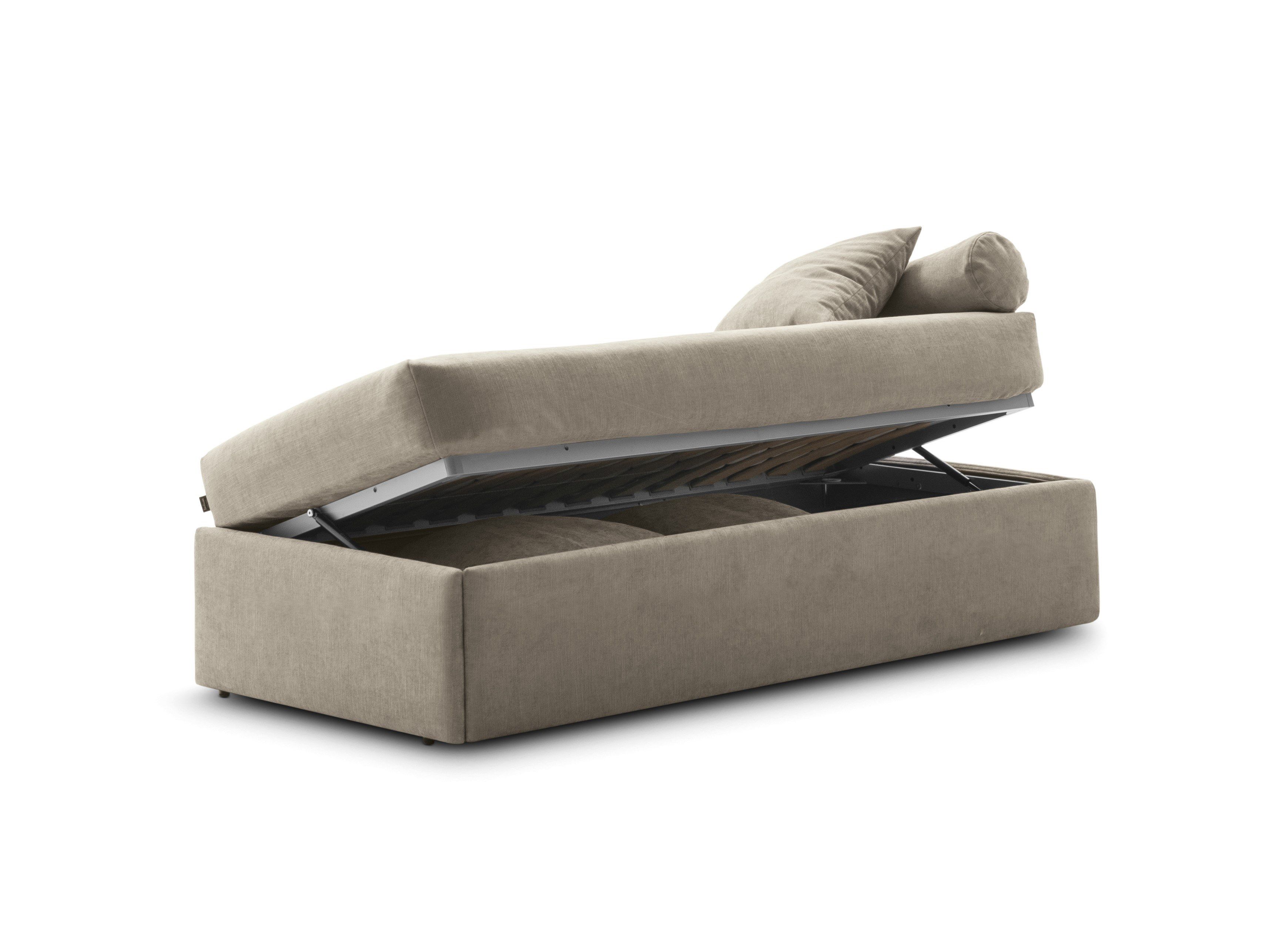 Односпальная кровать с изголовьем и фасонной боковой панелью Bolzan Iorca ARCH-00037244 - Вид №7