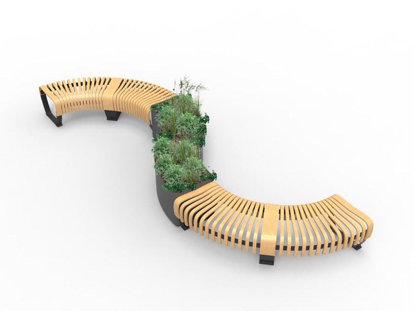 Green Furniture Concept Стальные сеялки с порошковым покрытием для общественных мест Radius sun-id-1452309 - Вид №1