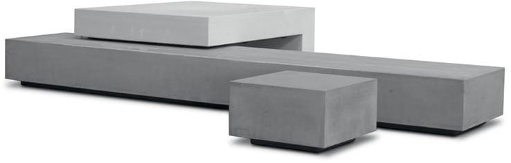 BAXTER Журнальный столик квадратный из бетона sun-id-1464610 - Вид №1